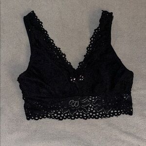 Altar'd State Black Lace Bralette